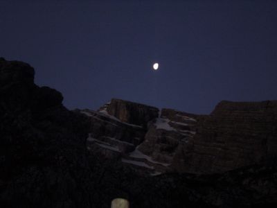 Drago Lipič Antelao 23.-25.06.2008
Antelao je drugi najvišji vrh Dolomitov, po obliki nekje med našima Jalovcem in Grintavcem.
