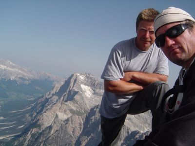 Drago Lipič Altelao 23.-25.06.2008
Antelao je drugi najvišji vrh Dolomitov, po obliki nekje med našima Jalovcem in Grintavcem.
